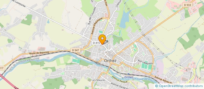 localisation de l'entreprise MADAME SARAH BALOHE-LACOURREGE  ORTHEZ