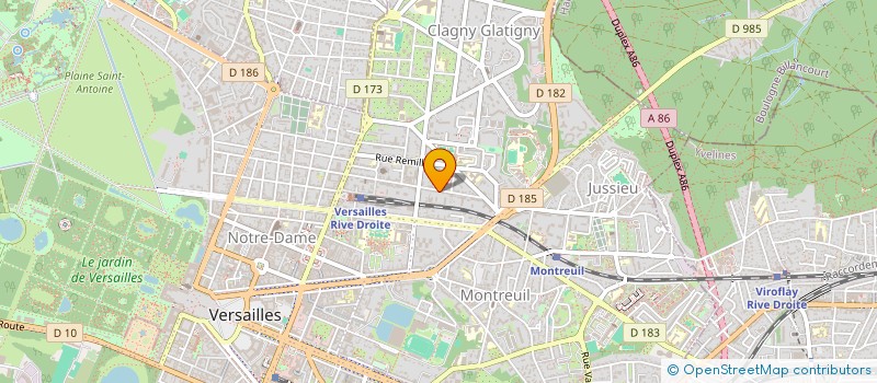 localisation de l'entreprise MADAME SARAH BANONGO à VERSAILLES