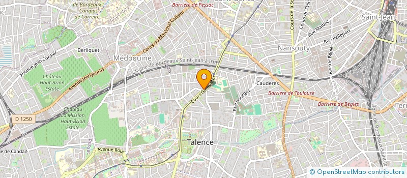 localisation de l'entreprise MADAME SARAH BANOS à TALENCE
