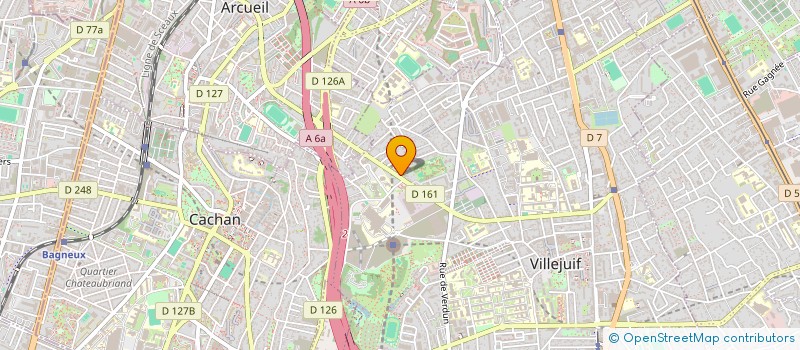 localisation de l'entreprise MADAME SARAH BAPTISTA BONGA à VILLEJUIF