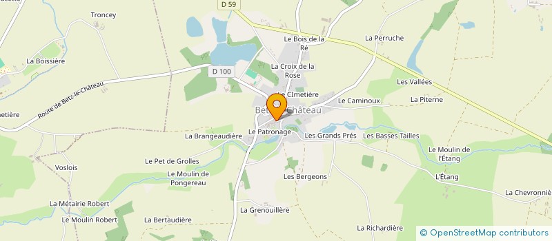 localisation de l'entreprise MADAME SARAH BARATEAU  BETZ-LE-CHATEAU