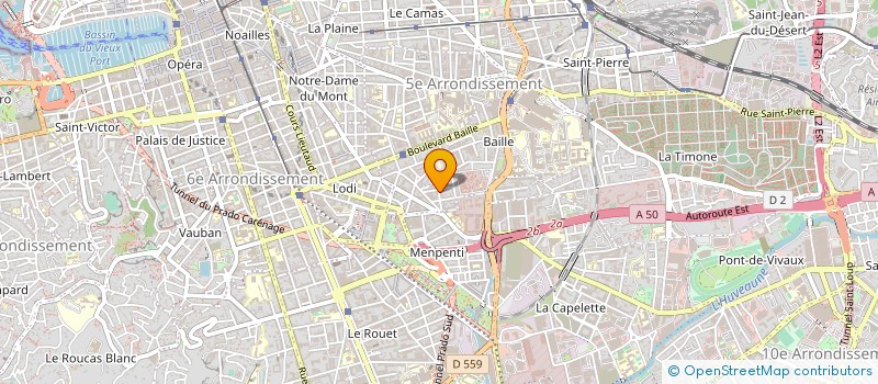 localisation de l'entreprise MADAME SARAH BARBIER à MARSEILLE