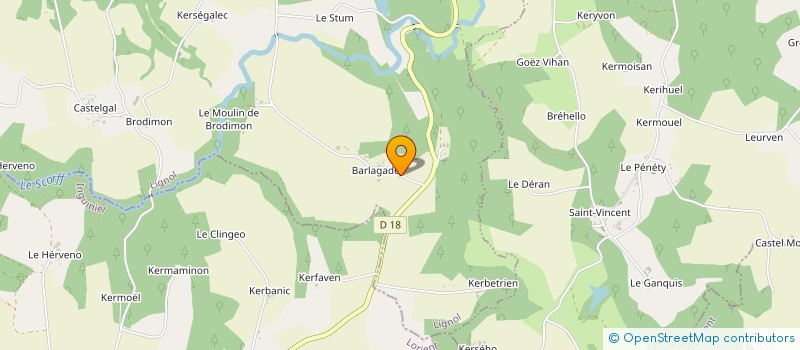 localisation de l'entreprise MADAME SARAH BARNETT  LIGNOL