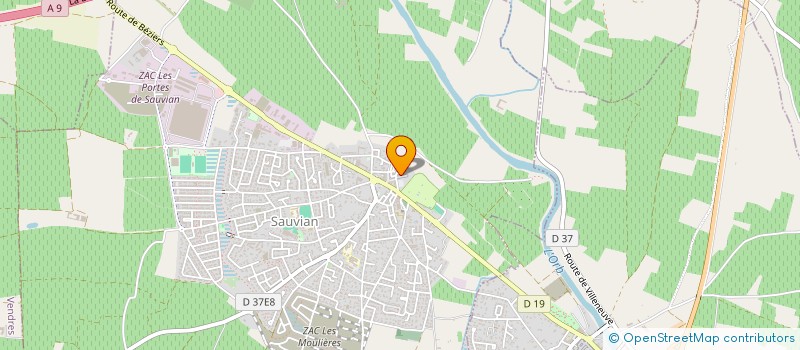 localisation de l'entreprise MADAME SARAH BARRA  SAUVIAN