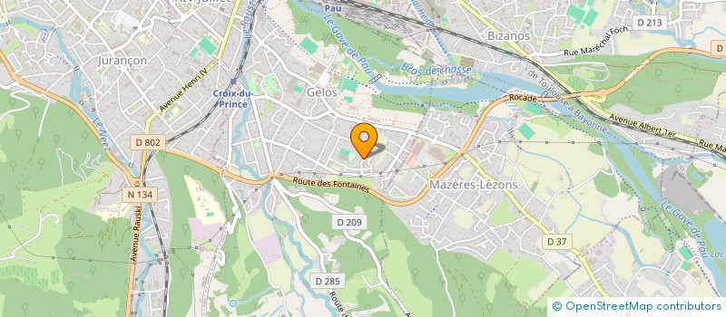 localisation de l'entreprise MADAME SARAH BARRENQUY à GELOS