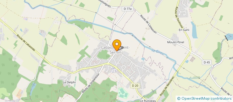 localisation de l'entreprise MADAME SARAH BARRET-CASTAN  LABASTIDE-SAINT-SERNIN