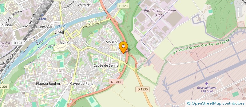 localisation de l'entreprise MADAME SARAH BARTHELEMY  CREIL