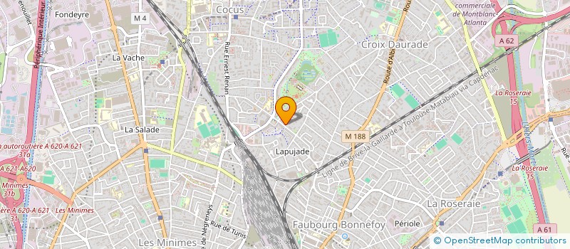 localisation de l'entreprise MADAME SARAH BASSETTO  TOULOUSE