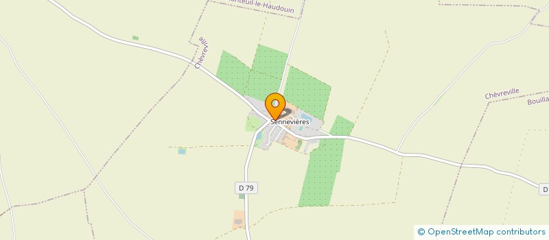 localisation de l'entreprise MADAME SARAH BECHRIR  CHEVREVILLE