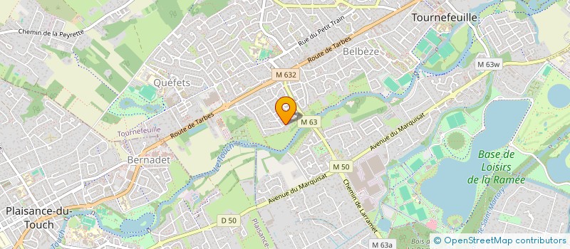 localisation de l'entreprise MADAME SARAH BEGUE  TOURNEFEUILLE