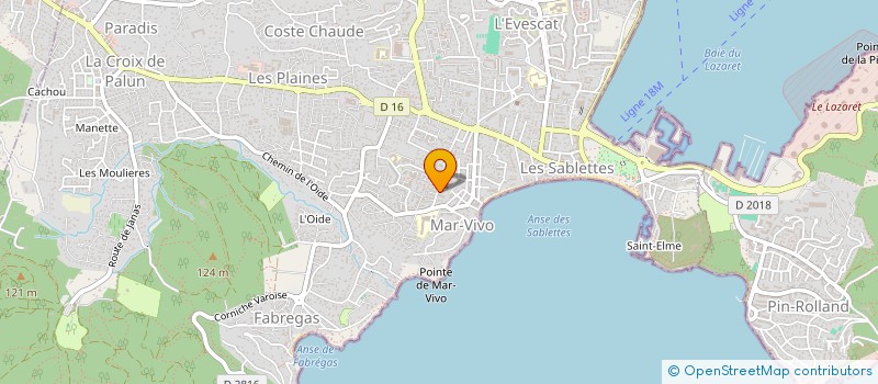 localisation de l'entreprise MADAME SARAH BELAN à LA SEYNE-SUR-MER