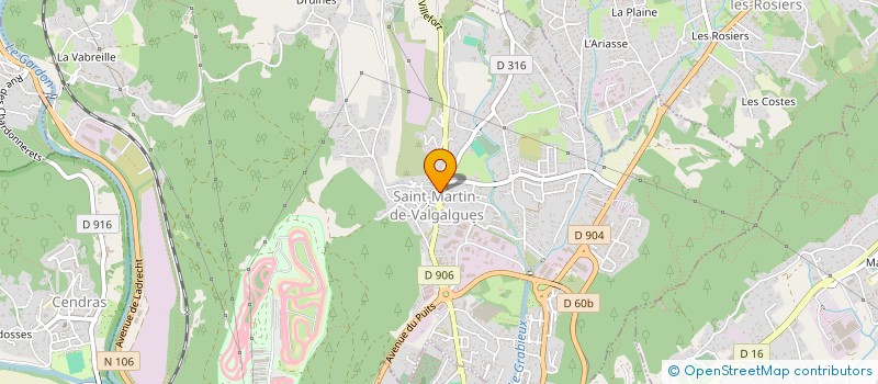 localisation de l'entreprise MADAME SARAH BELAZZOUG  SAINT-MARTIN-DE-VALGALGUES