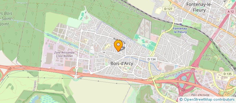 localisation de l'entreprise MADAME SARAH BELBACHIR  BOIS-D'ARCY