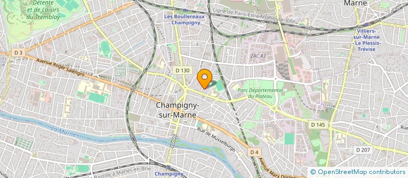 localisation de l'entreprise MADAME SARAH BELHADJ à CHAMPIGNY-SUR-MARNE