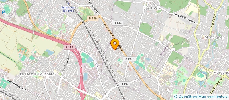 localisation de l'entreprise MADAME SARAH BELLET à SAINT-PRIX