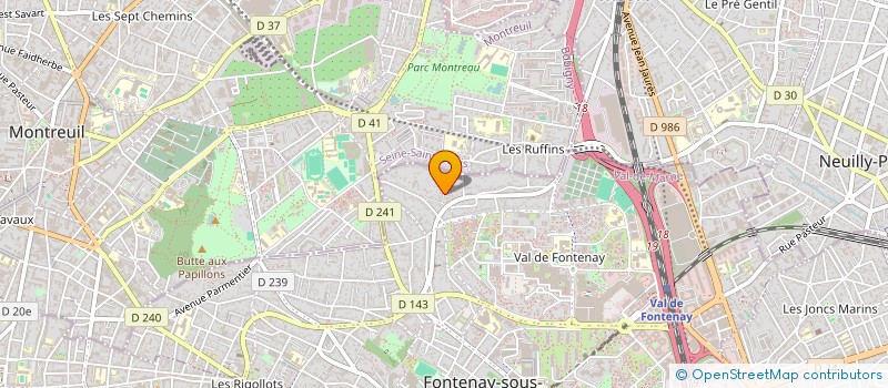 localisation de l'entreprise MADAME SARAH BEN ABED à FONTENAY-SOUS-BOIS