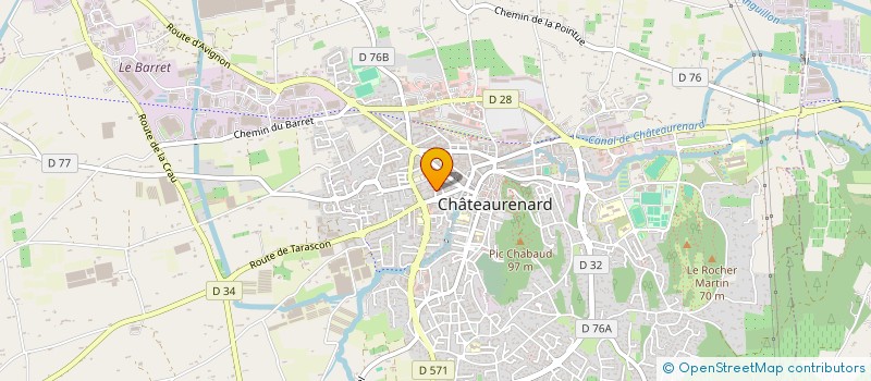 localisation de l'entreprise MADAME SARAH BEN MEZIANE à CHATEAURENARD