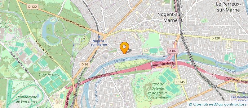 localisation de l'entreprise MADAME SARAH BEN SALAH  NOGENT-SUR-MARNE