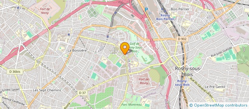 localisation de l'entreprise MADAME SARAH BENATSOU à ROSNY-SOUS-BOIS
