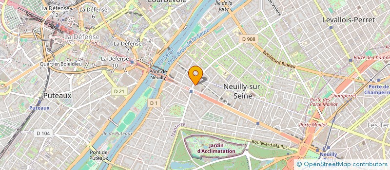 localisation de l'entreprise MADAME SARAH BENAZRA à NEUILLY-SUR-SEINE