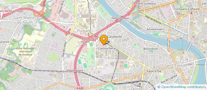 localisation de l'entreprise MADAME SARAH BENCHEBANA  TOULOUSE