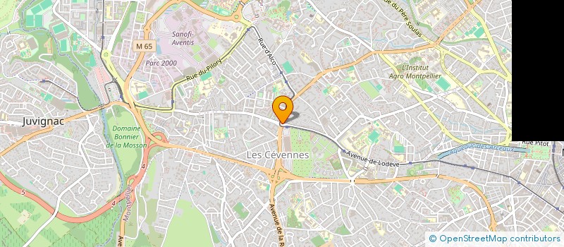 localisation de l'entreprise MADAME SARAH BENDIA à MONTPELLIER