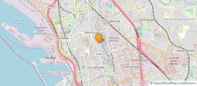 localisation de l'entreprise MADAME SARAH BENDRISS à MARSEILLE