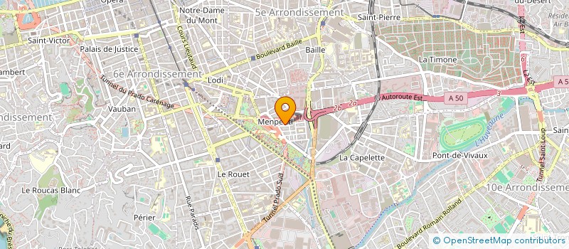 localisation de l'entreprise MADAME SARAH BENHAMOU  MARSEILLE