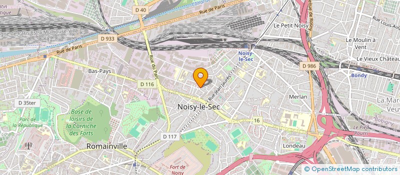 localisation de l'entreprise MADAME SARAH BENISTI à NOISY-LE-SEC