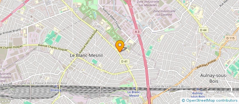 localisation de l'entreprise MADAME SARAH BENKABA à LE BLANC-MESNIL