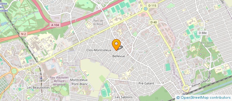 localisation de l'entreprise MADAME SARAH BENLAOUEDJ à VILLEPINTE
