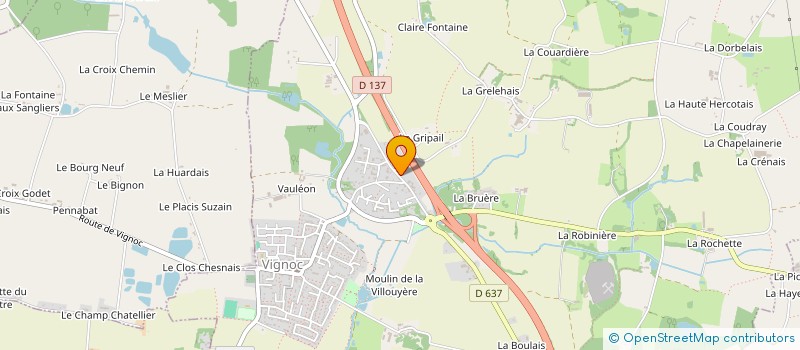 localisation de l'entreprise MADAME SARAH BENOIST  LANGOUET