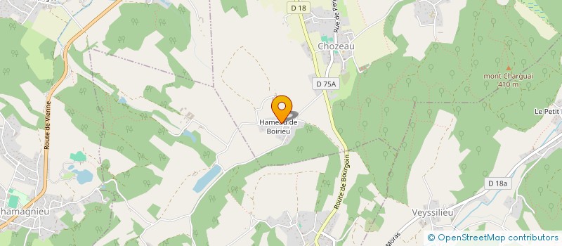 localisation de l'entreprise MADAME SARAH BENOIT  CHOZEAU