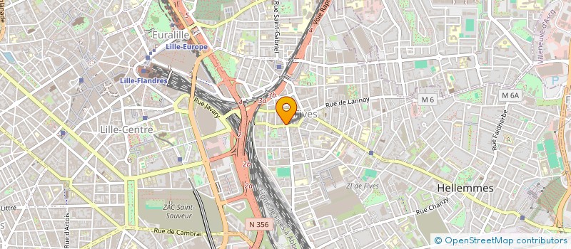 localisation de l'entreprise MADAME SARAH BENREJEB à LILLE