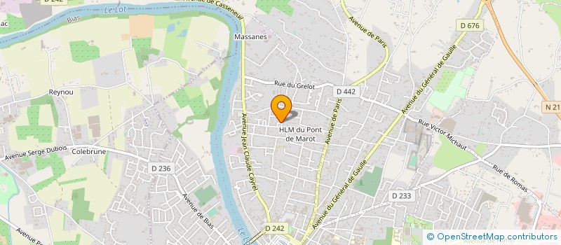 localisation de l'entreprise MADAME SARAH BENSALEM  VILLENEUVE-SUR-LOT