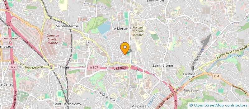 localisation de l'entreprise MADAME SARAH BENYAMINA  MARSEILLE