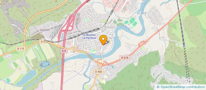 localisation de l'entreprise MADAME SARAH BENYAMNA  LE BOULOU