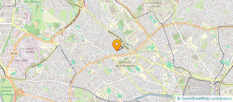 localisation de l'entreprise MADAME SARAH BENZEMMOURI à MONTPELLIER