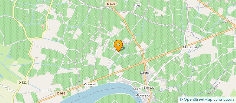 localisation de l'entreprise MADAME SARAH BERGERIE  VIGNONET