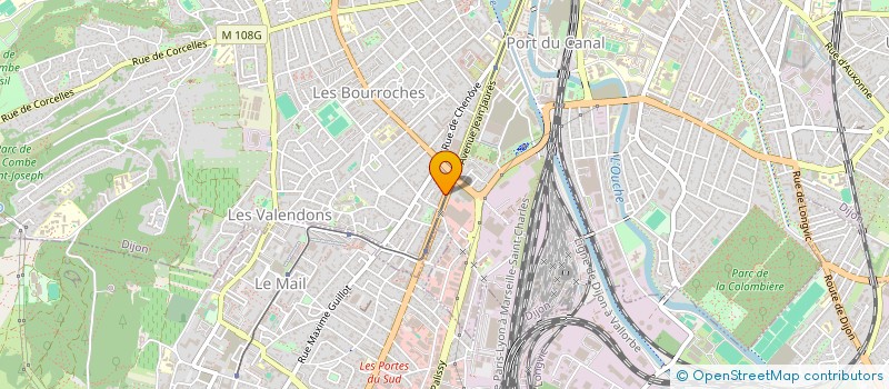 localisation de l'entreprise MADAME SARAH BERRICHE à DIJON