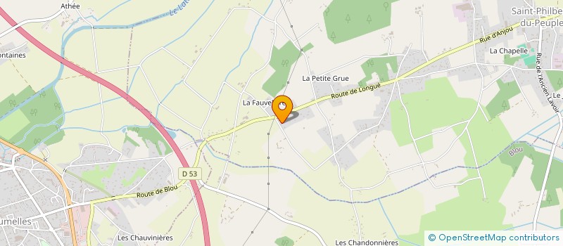 localisation de l'entreprise MADAME SARAH BERTE à GENNES-VAL-DE-LOIRE