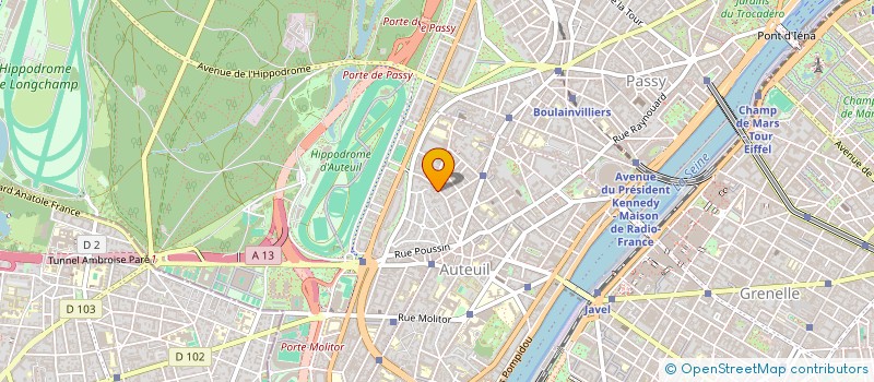 localisation de l'entreprise MADAME SARAH BERTET  PARIS