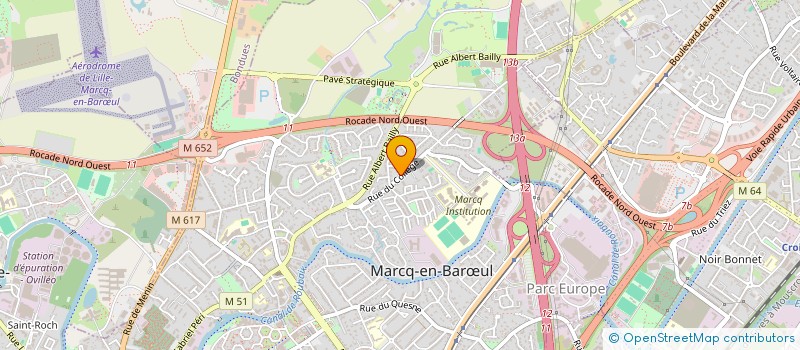 localisation de l'entreprise MADAME SARAH BERTHELIER à MARCQ EN BAROEUL
