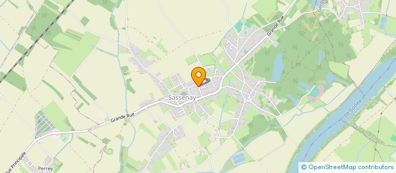 localisation de l'entreprise MADAME SARAH BERTHOUX  SASSENAY