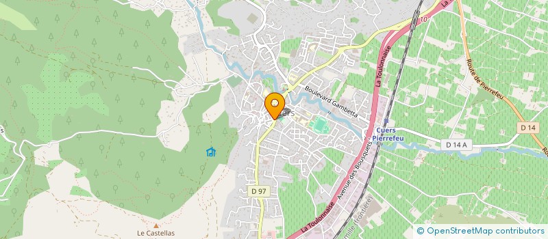 localisation de l'entreprise MADAME SARAH BERTRAND  CUERS