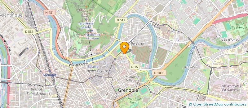 localisation de l'entreprise MADAME SARAH BERTRAND à GRENOBLE