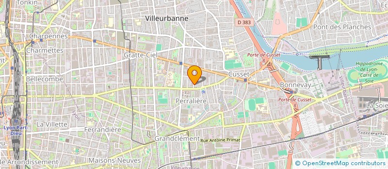 localisation de l'entreprise MADAME SARAH BESNET  VILLEURBANNE