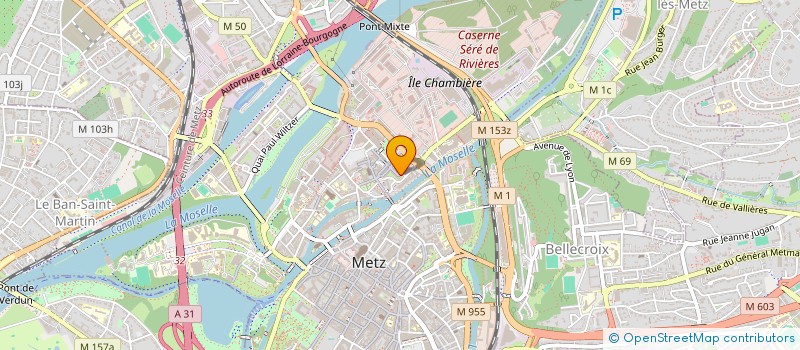 localisation de l'entreprise MADAME SARAH BIELOUS  METZ