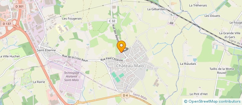 localisation de l'entreprise MADAME SARAH BIGOT  SAINT-MALO