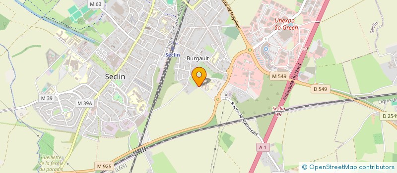 localisation de l'entreprise MADAME SARAH BINCTEUX  CAMPHIN-EN-CAREMBAULT